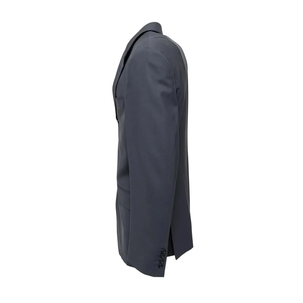 Unsigned Zari Sartorial Suit with Vest - '10s Grey Wool Good - Model View