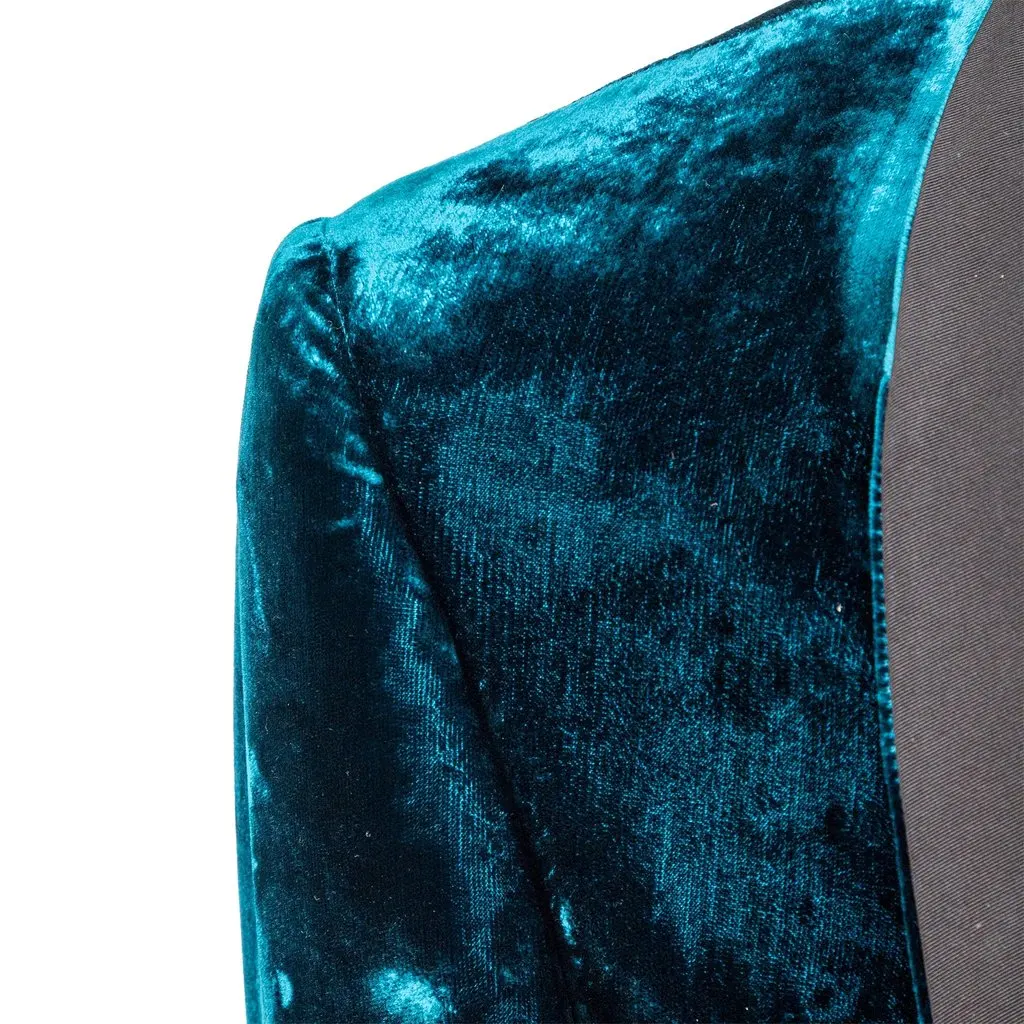Bally Velvet Blazer - '10s Black Velvet Good - Box View