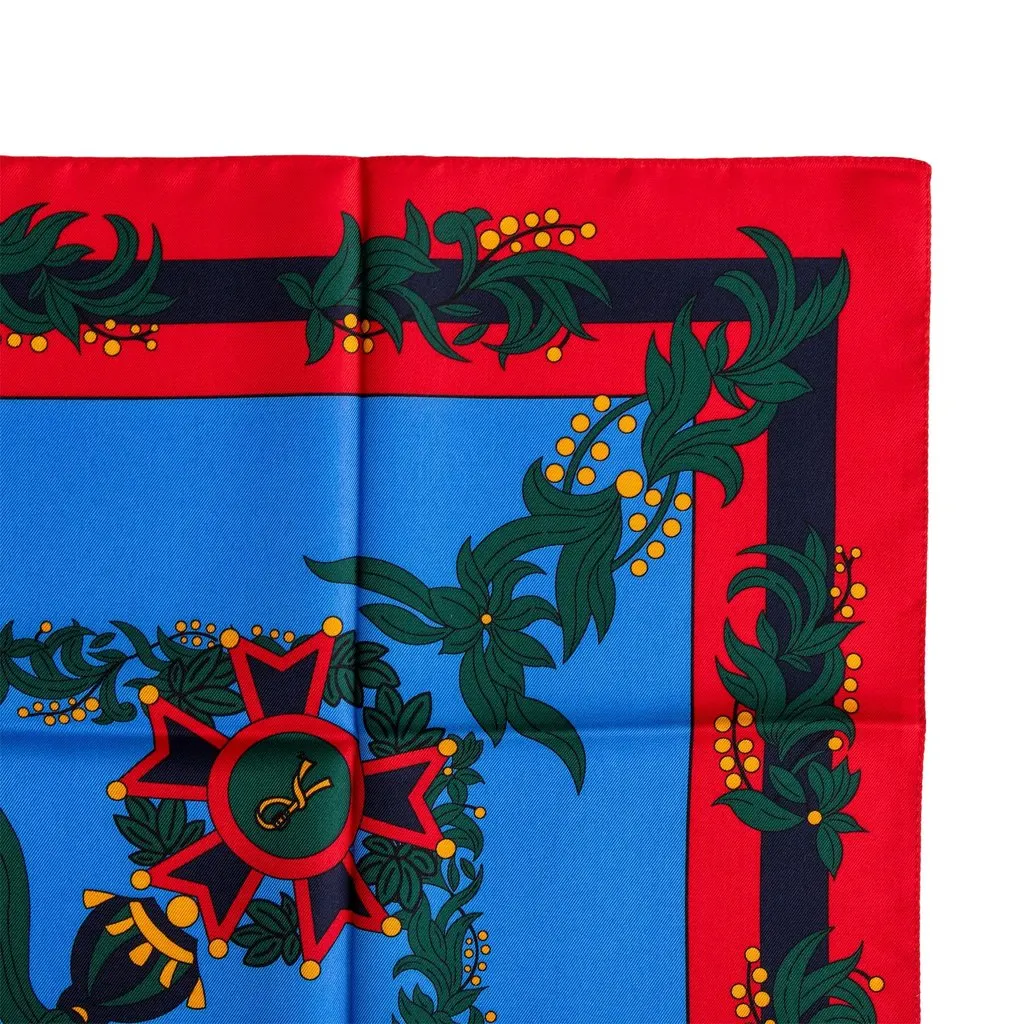 Unsigned Vintage Scarf - '80s Red Wool Good - Model View