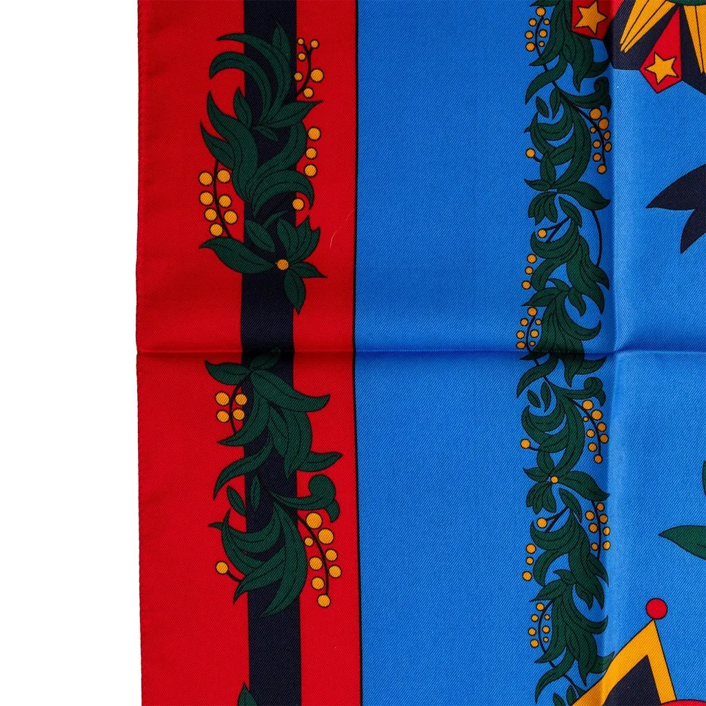 Unsigned Vintage Scarf - '80s Red Wool Good - Box View