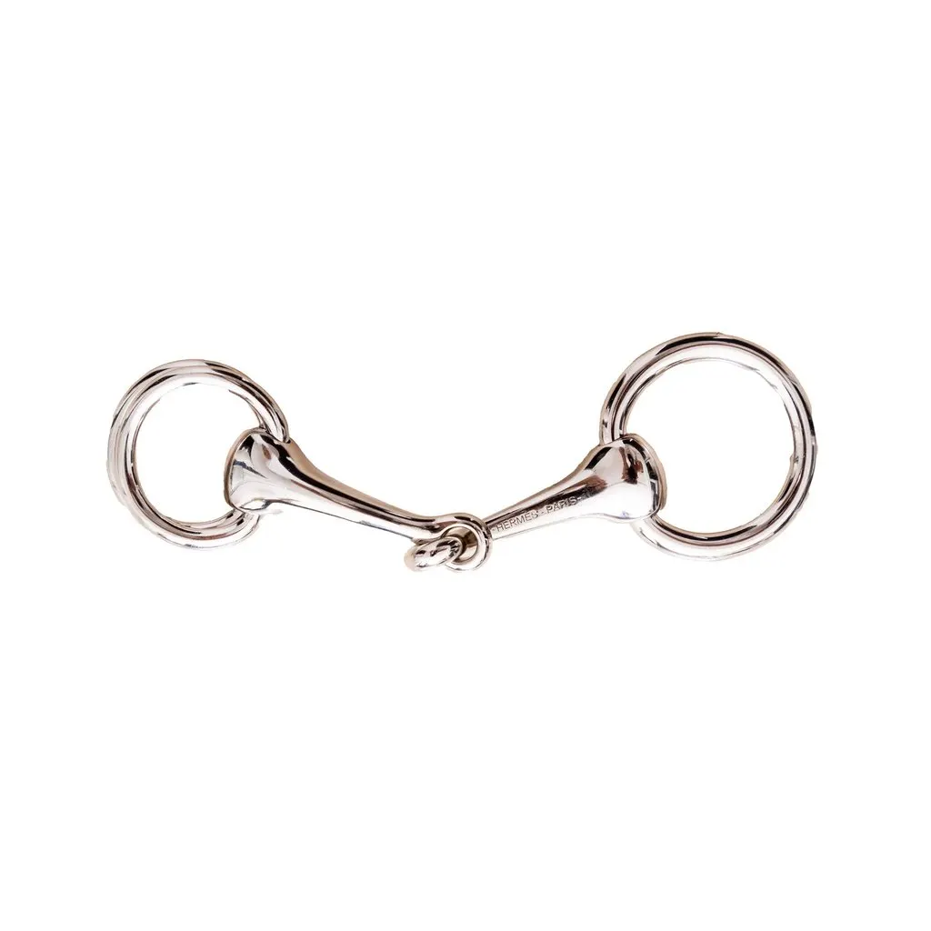 Hermès Ferma Carré 90 Mors - '20s Silver Good - Back View