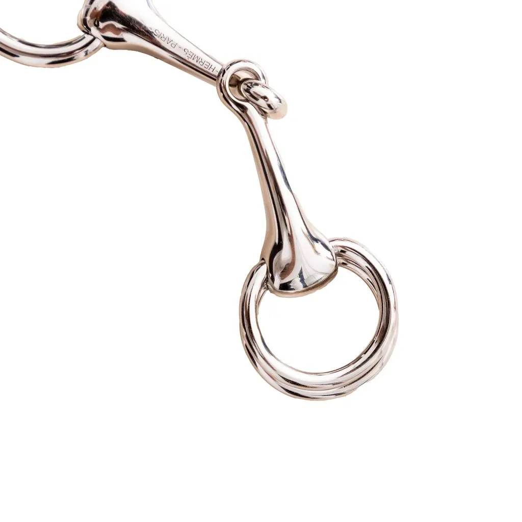 Hermès Ferma Carré 90 Mors - '20s Silver Good - Model View