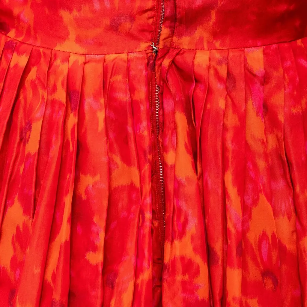 Christian Dior Boutique Silk Dress - '50s Red Silk Good - Box View