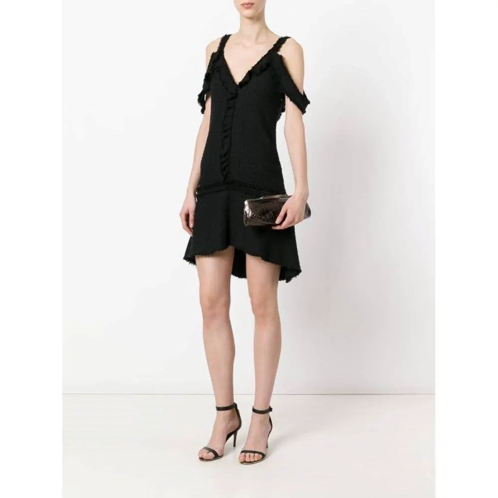 Giorgio Armani Brown Crocodile Leather Clutch - '80s Brown Leather Good - Back View