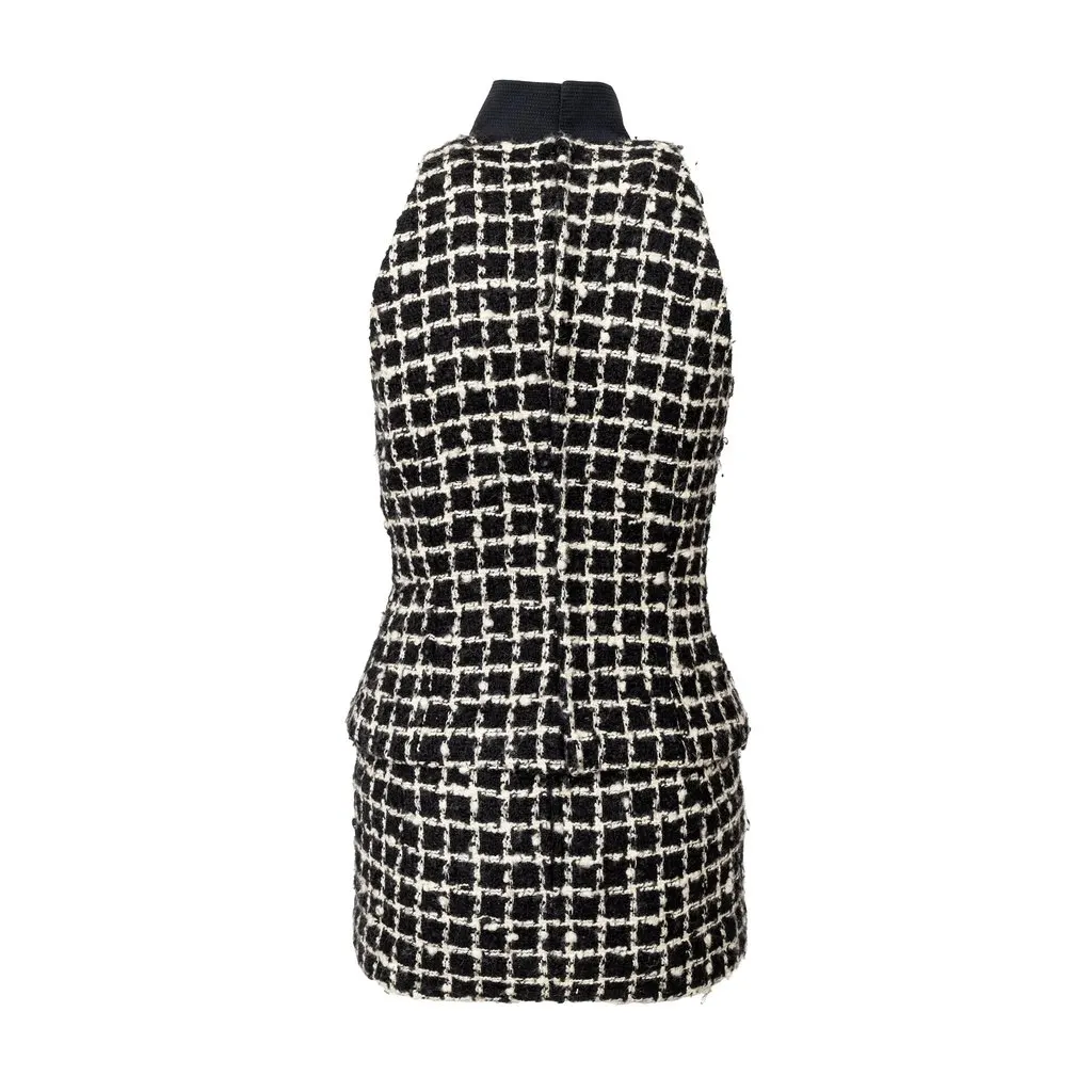 Versace Vintage Tweed Set - '90s MultiColor Tweed Good - Inside View
