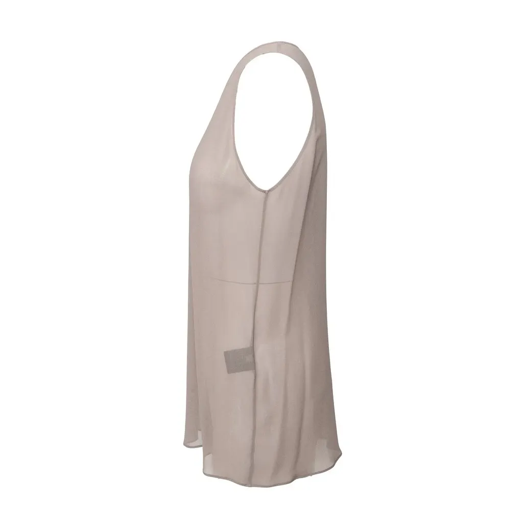 Unsigned Roberta Furlanetto Silk Set - '10s Grey Silk Good - Model View