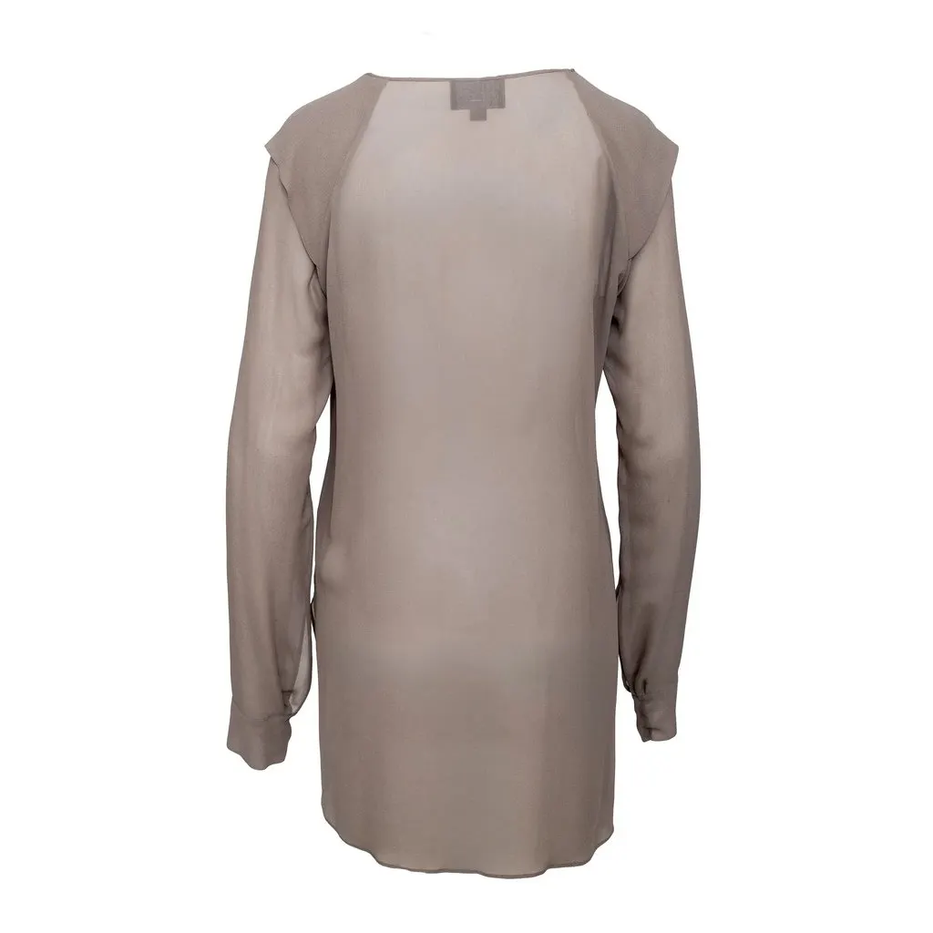 Unsigned Roberta Furlanetto Silk Set - '10s Grey Silk Good - Box View