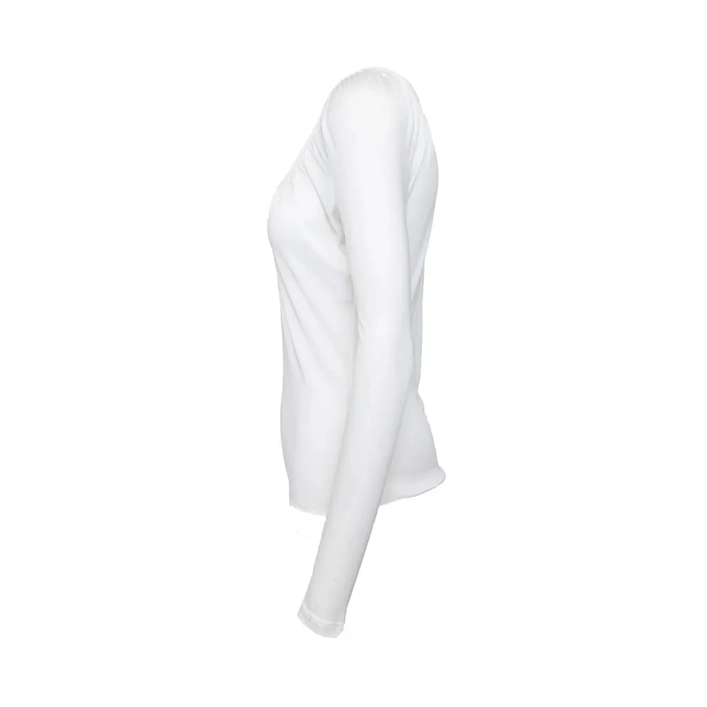Unsigned Callaghan Full Sleeve Top - '00s White Good - Back View