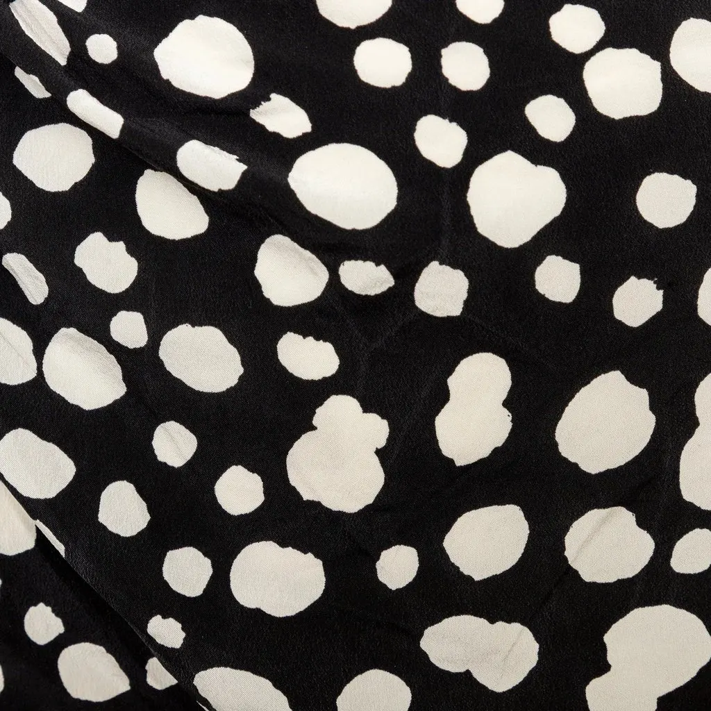 Versace Printed Mini Skirt - '90s Black Silk Good - Box View