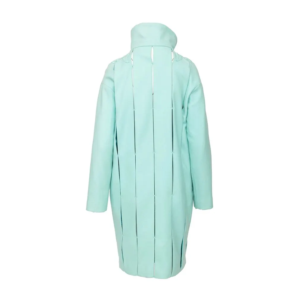 Unsigned Gaetano Navarra Wool Coat - '10s MultiColor Wool Good - Box View