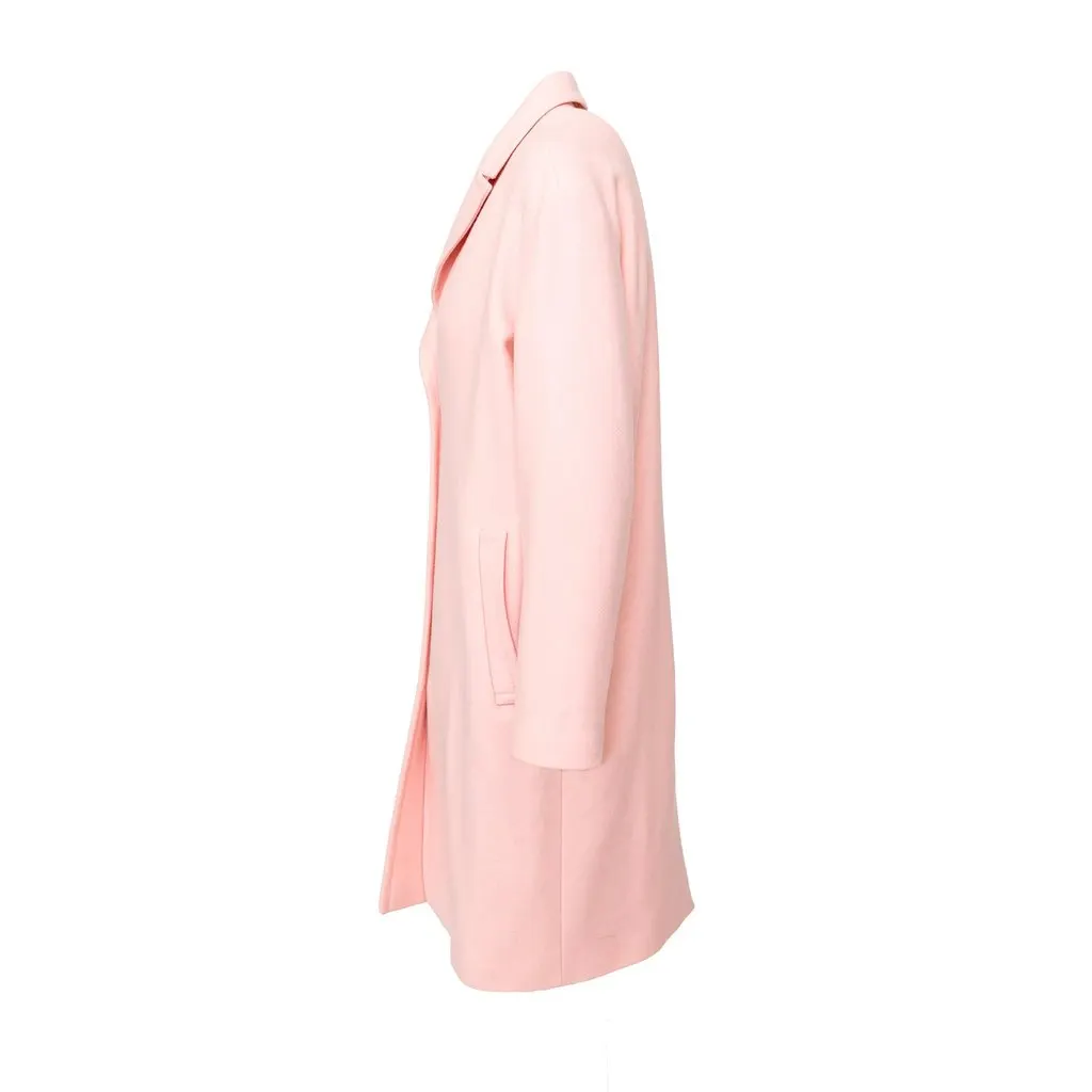 Unsigned Iceberg Long Coat - '10s Pink Wool Good - Back View