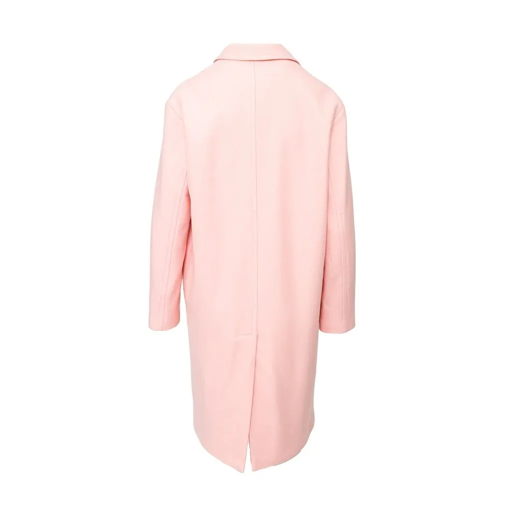 Unsigned Iceberg Long Coat - '10s Pink Wool Good - Inside View