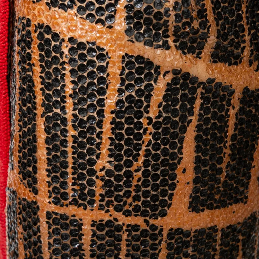 Gianfranco Ferré Sequin Skirt - '90s Red Silk Good - Box View