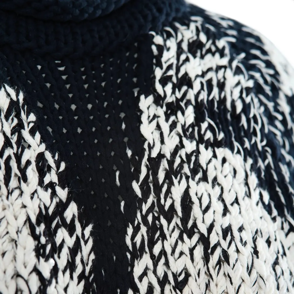 Brunello Cucinelli & white sequin knit sweater - '10s Black Good - Box View