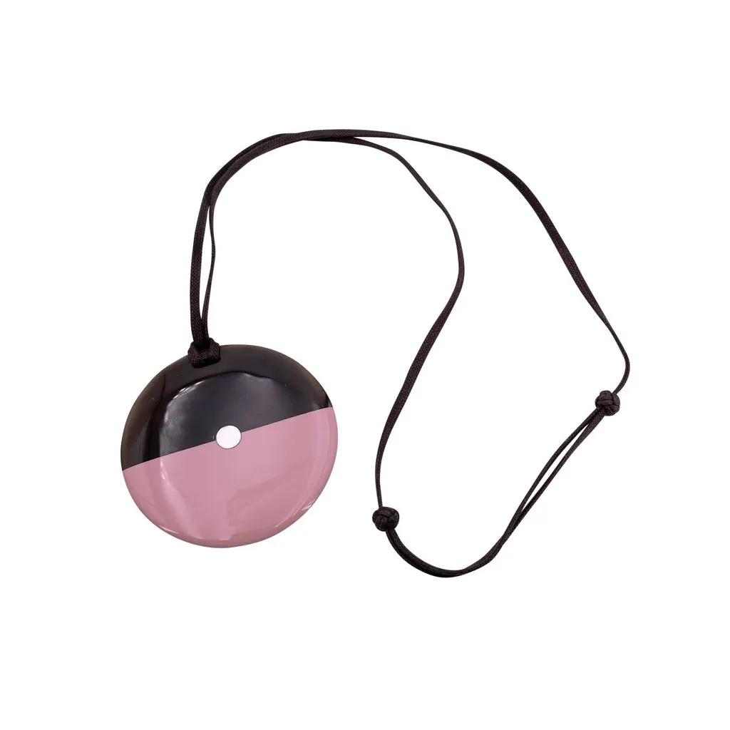 Hermes Necklace Pink Lace Good - Front View
