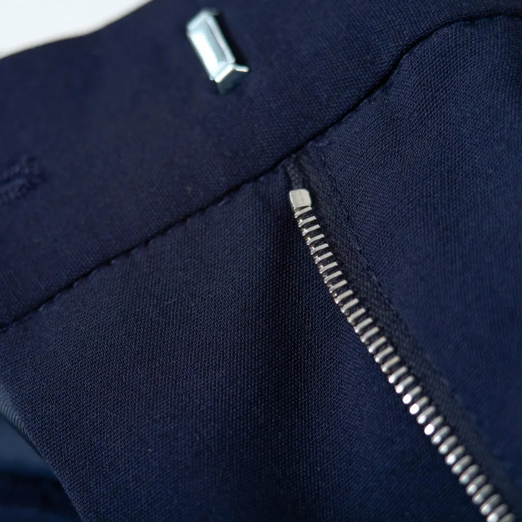 Acne Studio Milica Wool-Blend Pants Navy - '10s Navy Wool Good - Box View