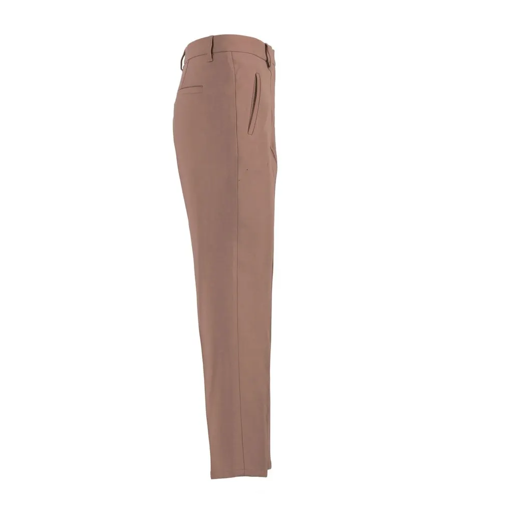 Brunello Cucinelli wool viscose tailored trousers – ’20s Red Wool Good - Back View