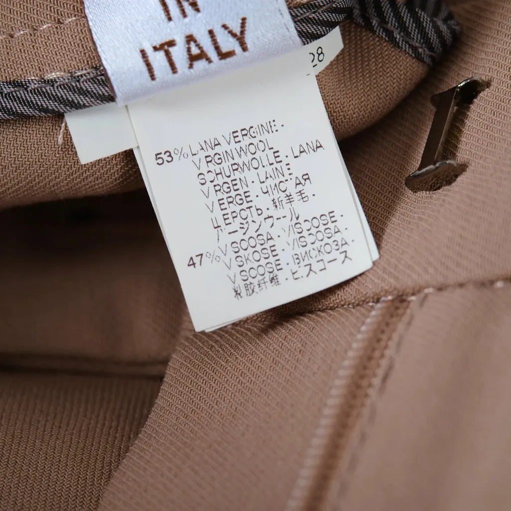 Brunello Cucinelli wool viscose tailored trousers – ’20s Red Wool Good - Box View