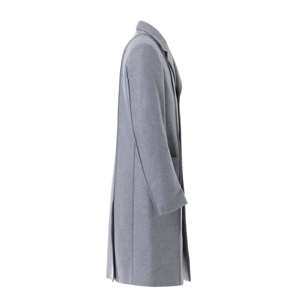 Maison Margiela Maison Martin Margiela Wool Overcoat - '10s Grey Wool Good - Back View