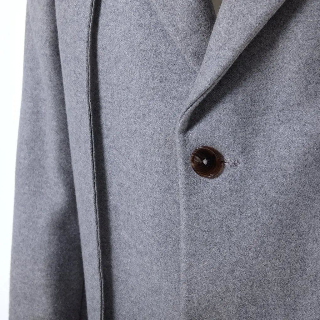 Maison Margiela Maison Martin Margiela Wool Overcoat - '10s Grey Wool Good - Model View