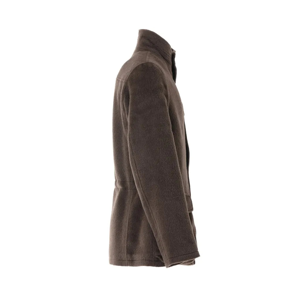 Unsigned FG Roma Wool Jacket – ’10s Brown Wool Good - Back View