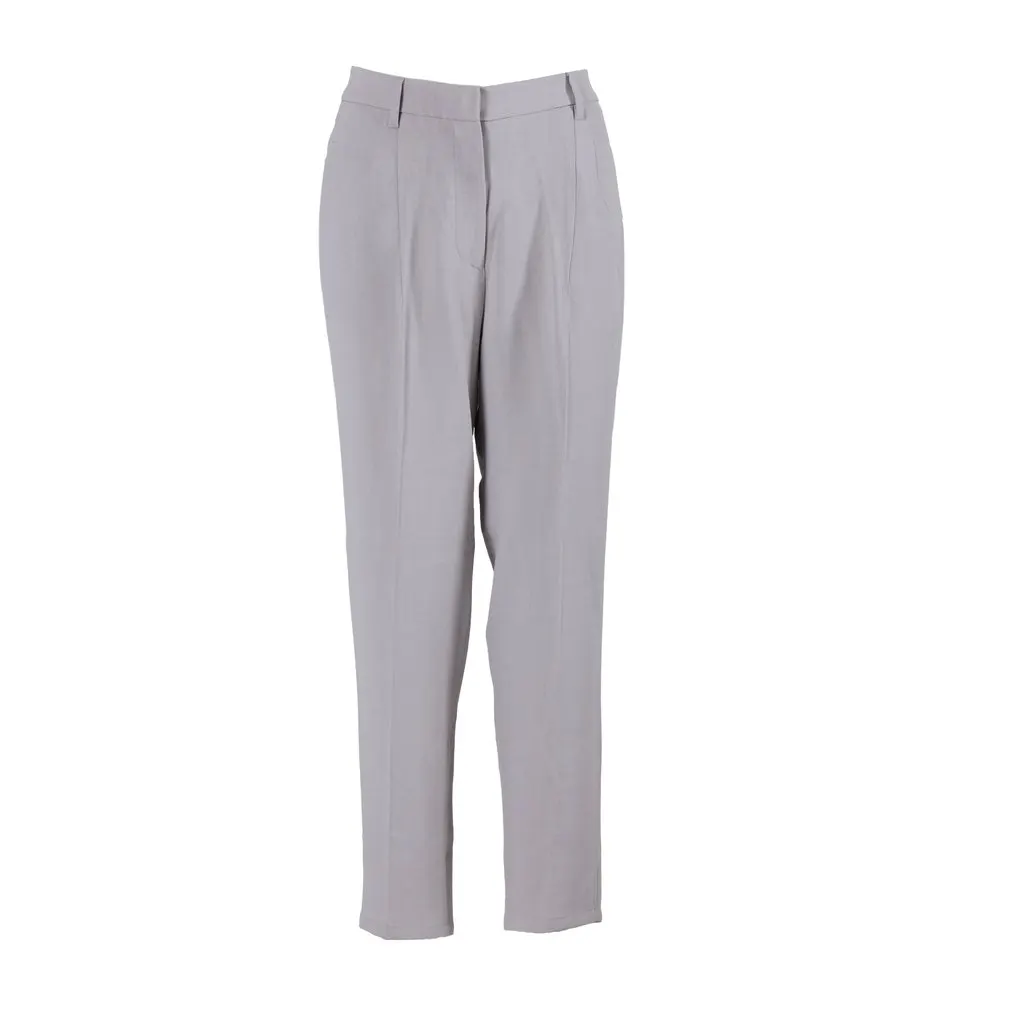 Brunello Cucinelli wool viscose women’s trousers - '20s Grey Wool Good - Front View