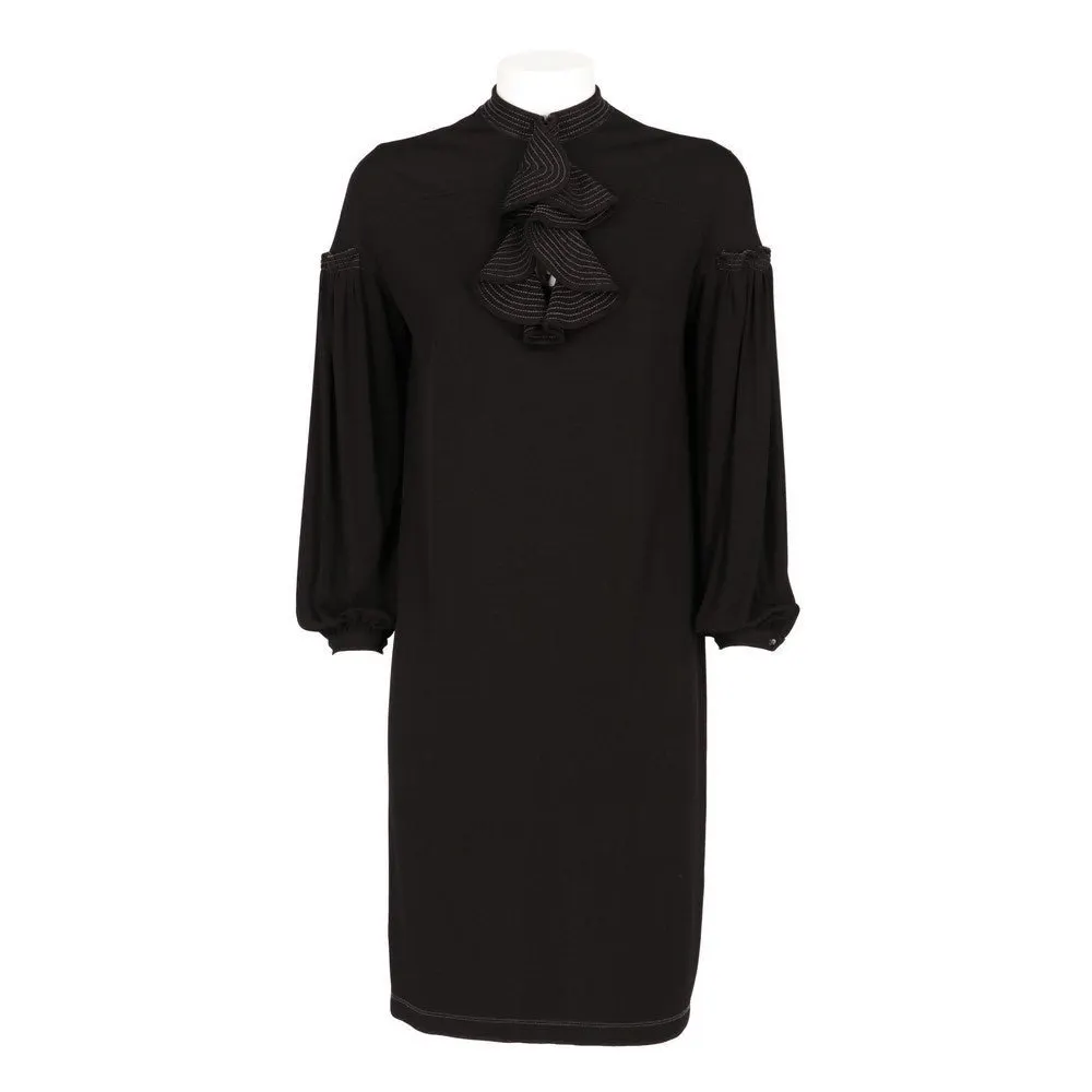 Gianfranco Ferré Black Dress - '90s Black Good - Front View