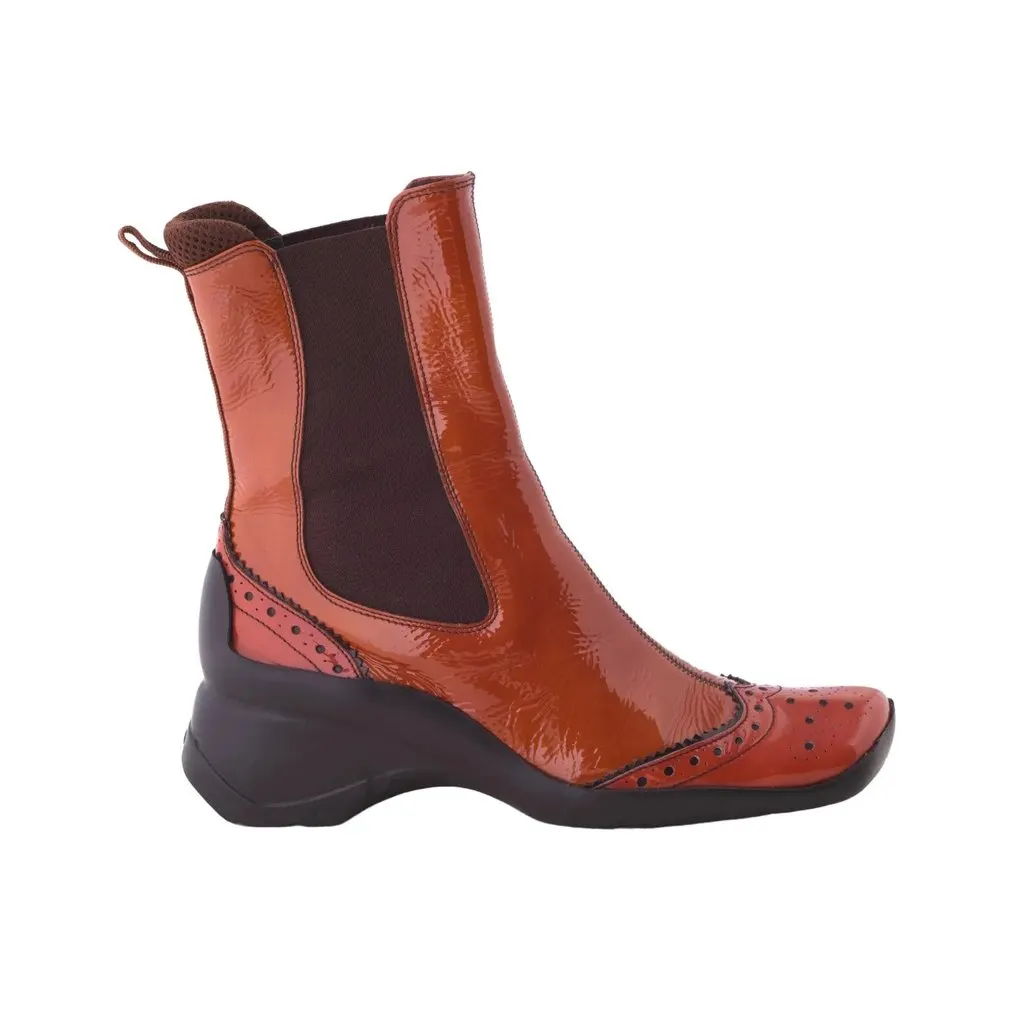 Miu Miu Patent Leather Ankle Boots - '90s Black EU 37 Leathe