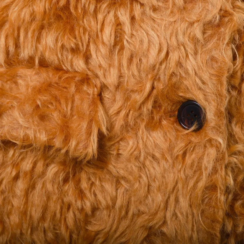 Prada Runway Mohair Faux-Fur Coat – '10s Orange Good - Model View