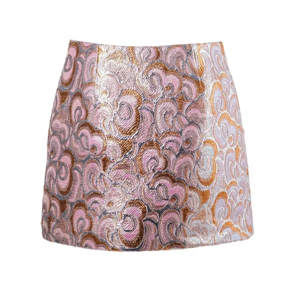 Miu Miu Mini Skirt – '10s Red Good - Inside View
