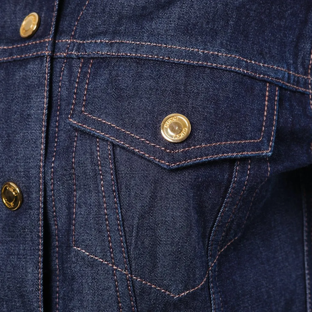 Gucci by Tom Ford Fitted Denim Jacket - '90s Gold Denim Good - Box View