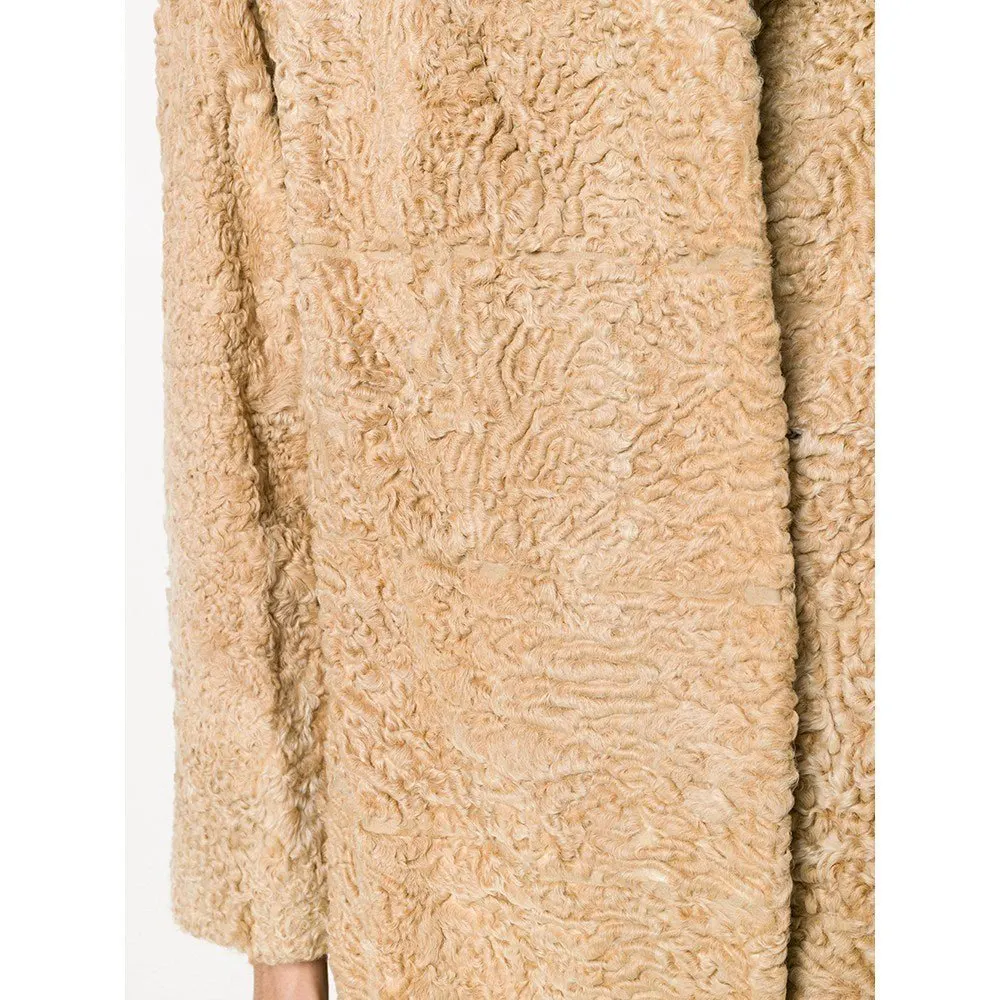 Unsigned Beige Persian Fur Coat - '70s Beige Good - Box View