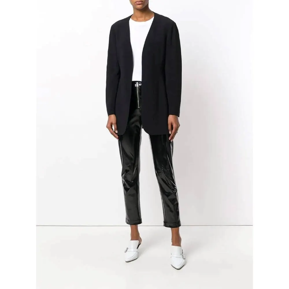 Moschino Black Open Jacket - '90s Black Good - Back View