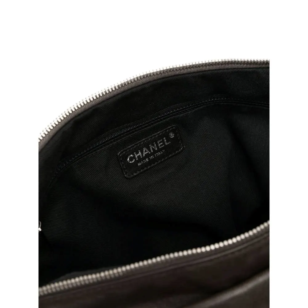 Chanel Brown Leather Shoulder Bag - 2000s Brown Leather Good - Box View