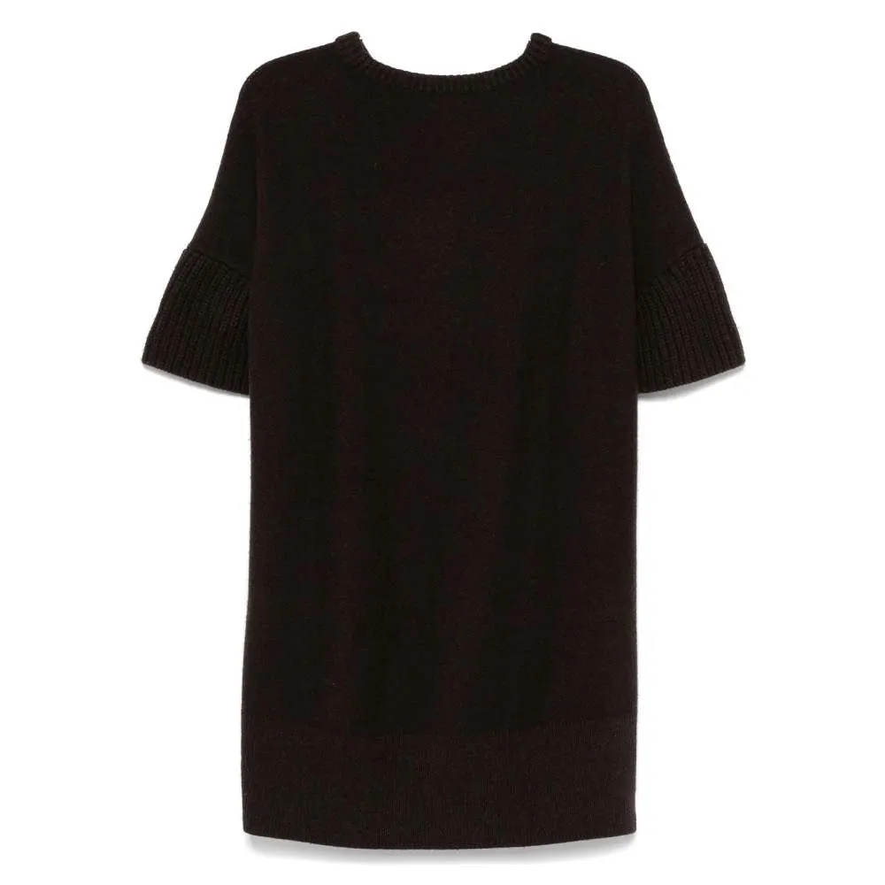Hermès Dark Brown Knitted Dress - 2010s Brown Good - Back View