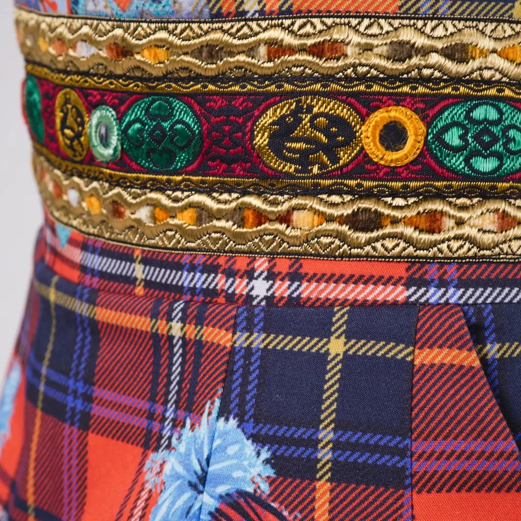 Unsigned Stella Jean Printed Pencil Skirt - '10s MultiColor Cotton Good - Box View