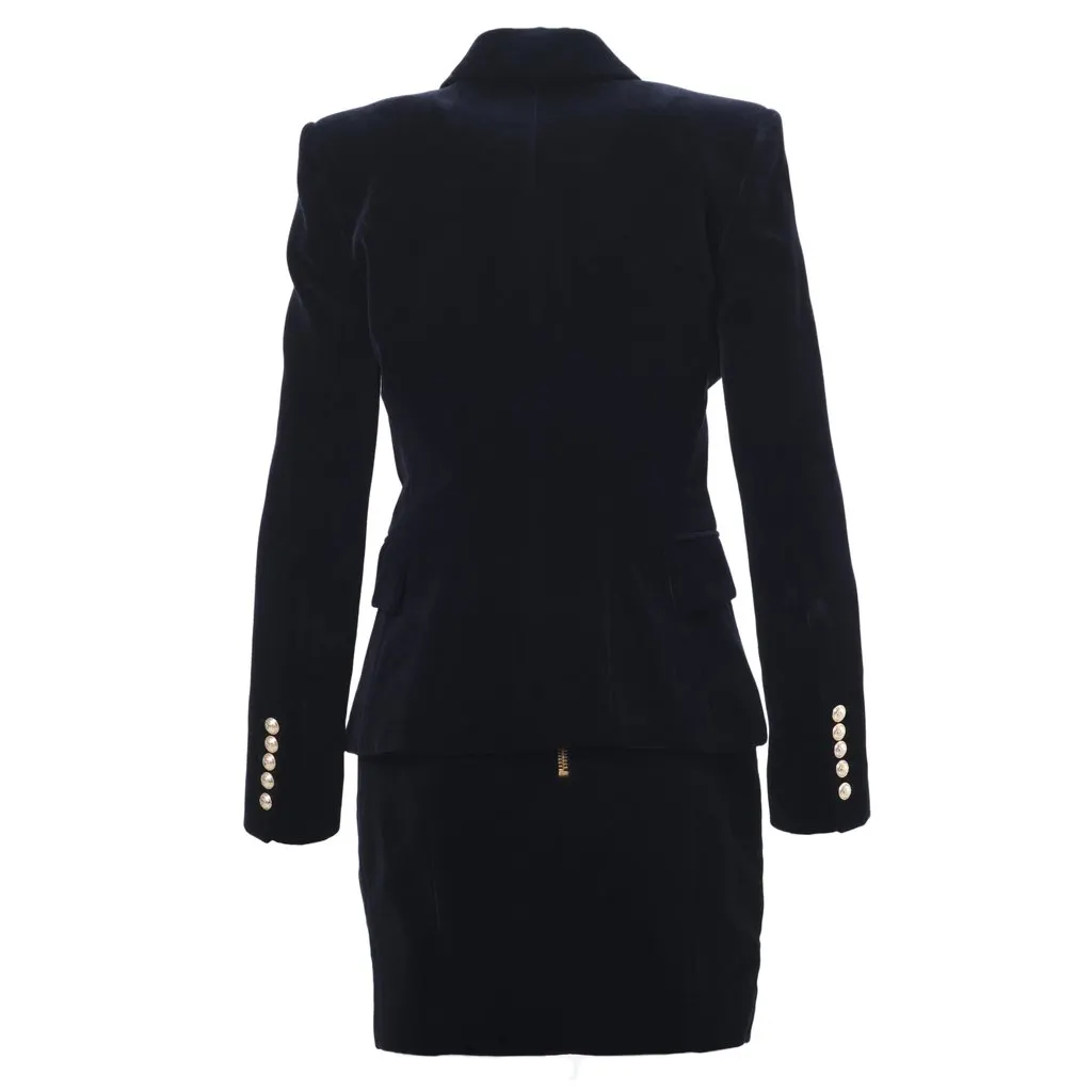 Balmain Velvet Set - '00s Black Velvet Good - Inside View