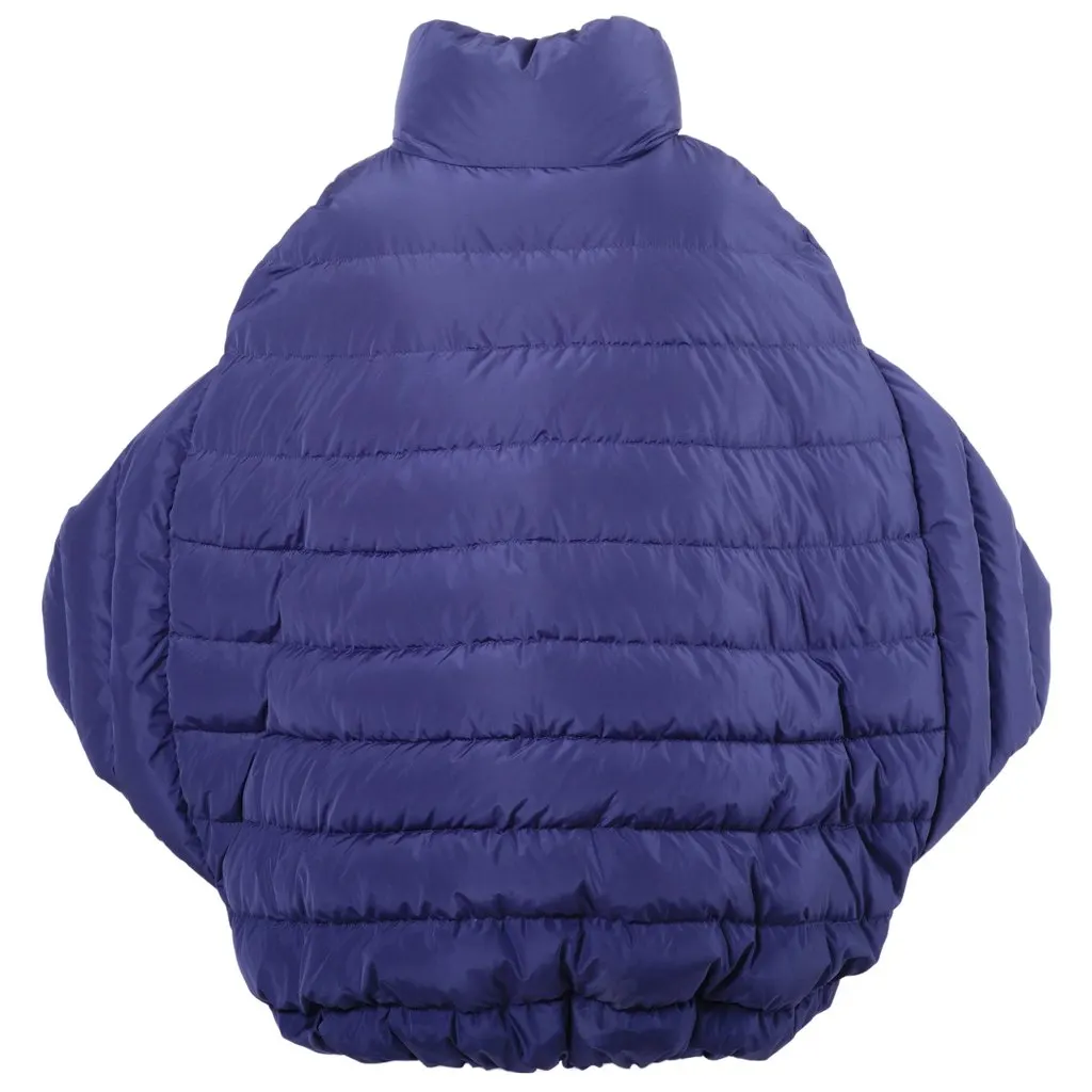 Moncler Oversized Down Jacket With Kimono Sleeves - '20s MultiColor Good - Inside View