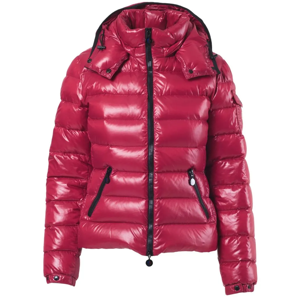 Moncler Women’s Glossy Red Jacket - '20s Red Good - Front View