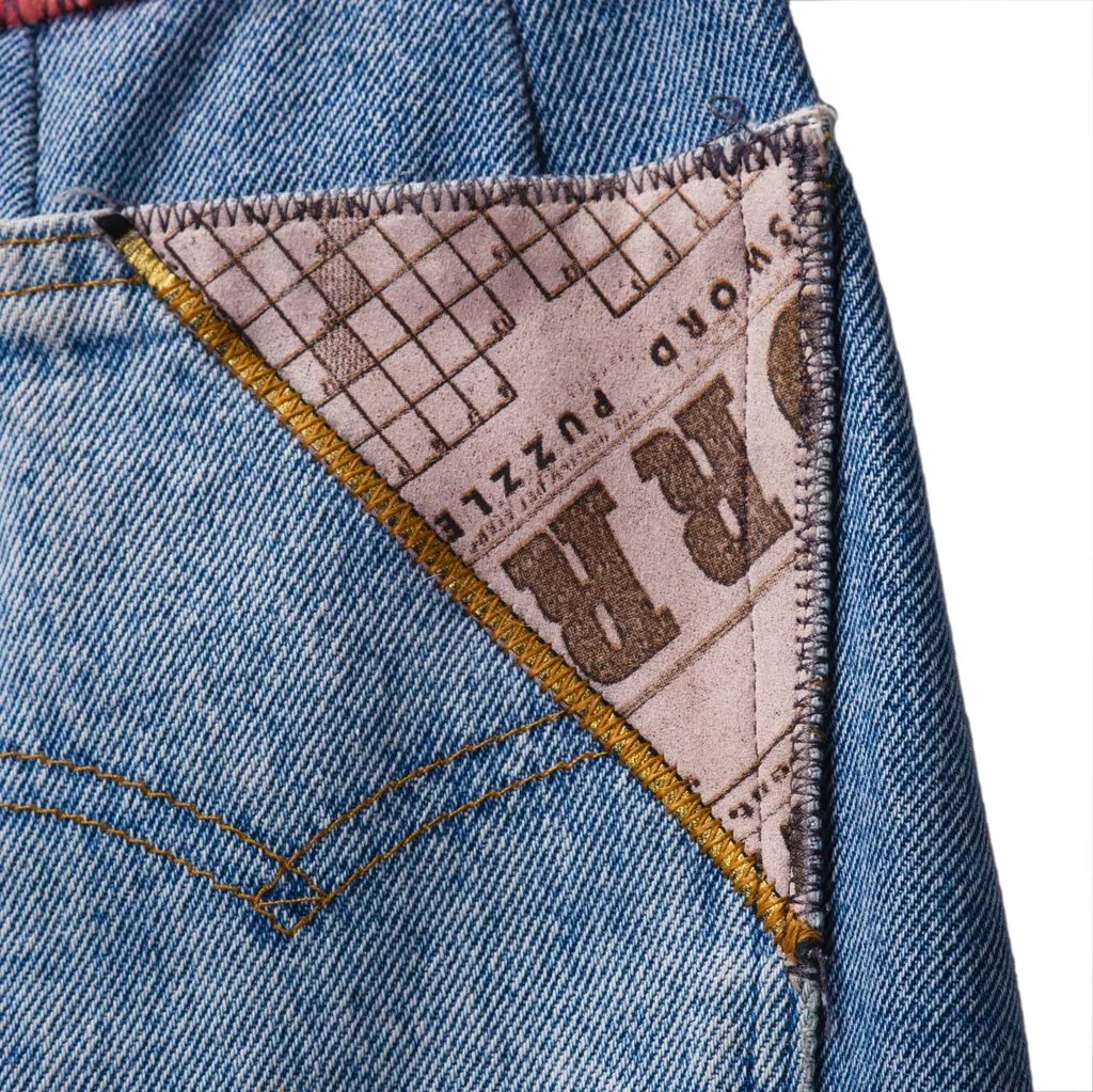 Roberto Cavalli Patchwork Jeans - '00s MultiColor Denim Good - Box View