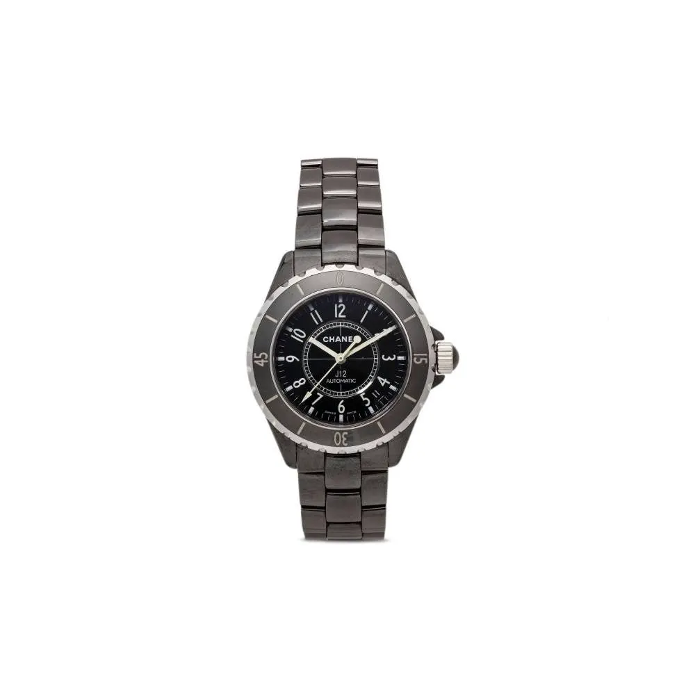 Chanel "J12 38 mm" Watch - 2000s Black Good - Front View