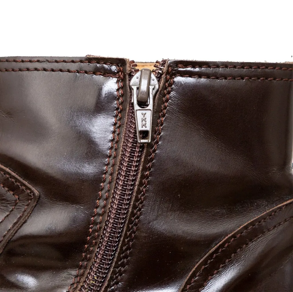 Dolce & Gabbana Brown Leather Ankle Boots - '10s Brown Leather Good - Box View