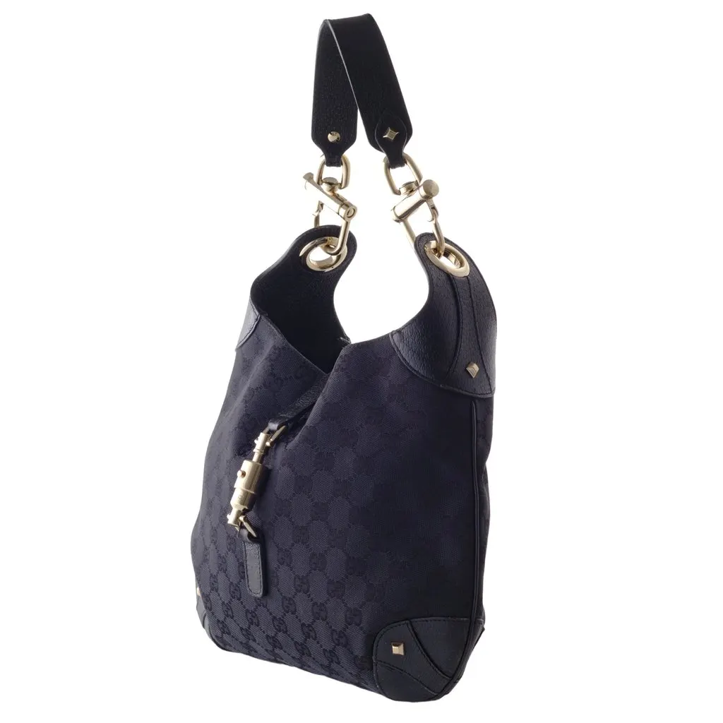 Gucci Jackie Hobo Bag - '10s MultiColor Canvas Good - Back View