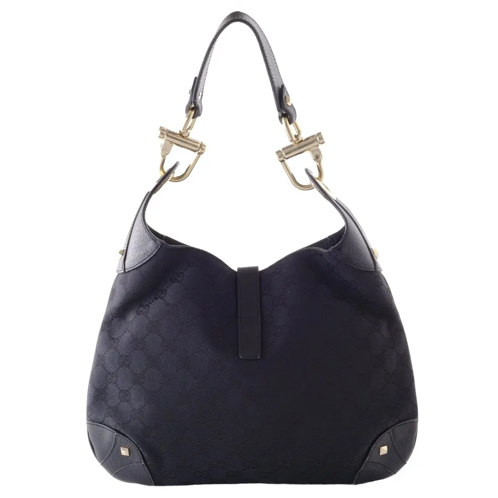 Gucci Jackie Hobo Bag - '10s MultiColor Canvas Good - Inside View