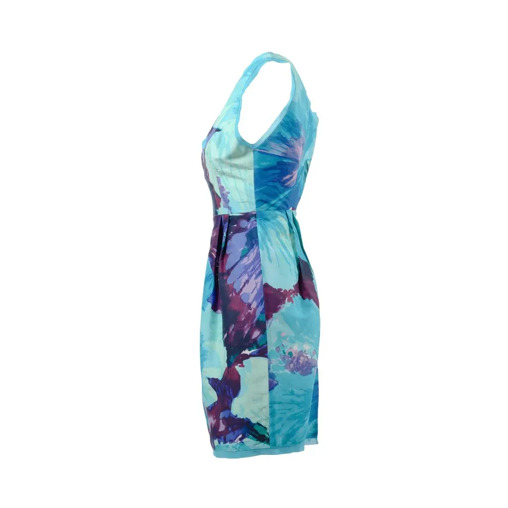 Blumarine Midi Length Dress - '10s MultiColor Good - Back View