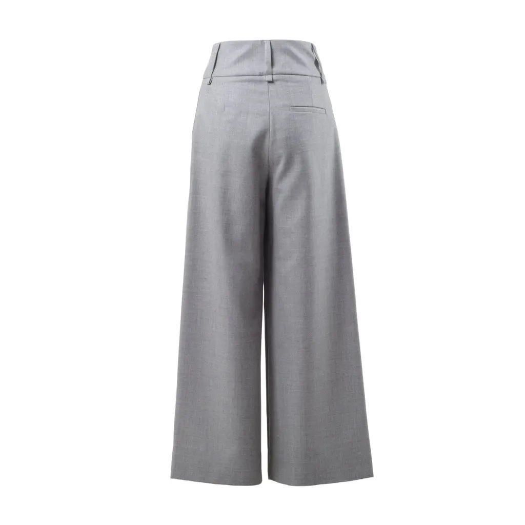 Vivienne Westwood Leg Trousers - '00s Grey Good - Inside View