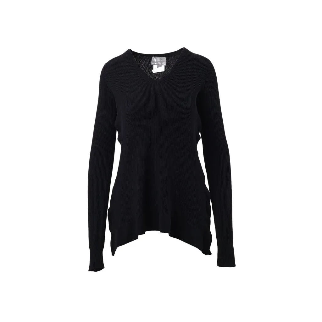 Unsigned Roberta Furlanetto Knit Sweater - '00s Black Good - Front View