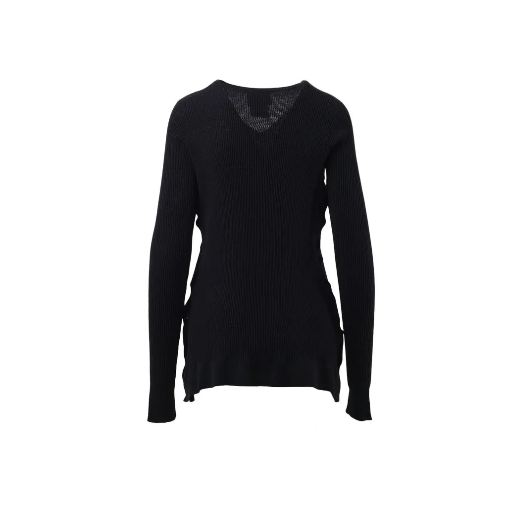 Unsigned Roberta Furlanetto Knit Sweater - '00s Black Good - Inside View
