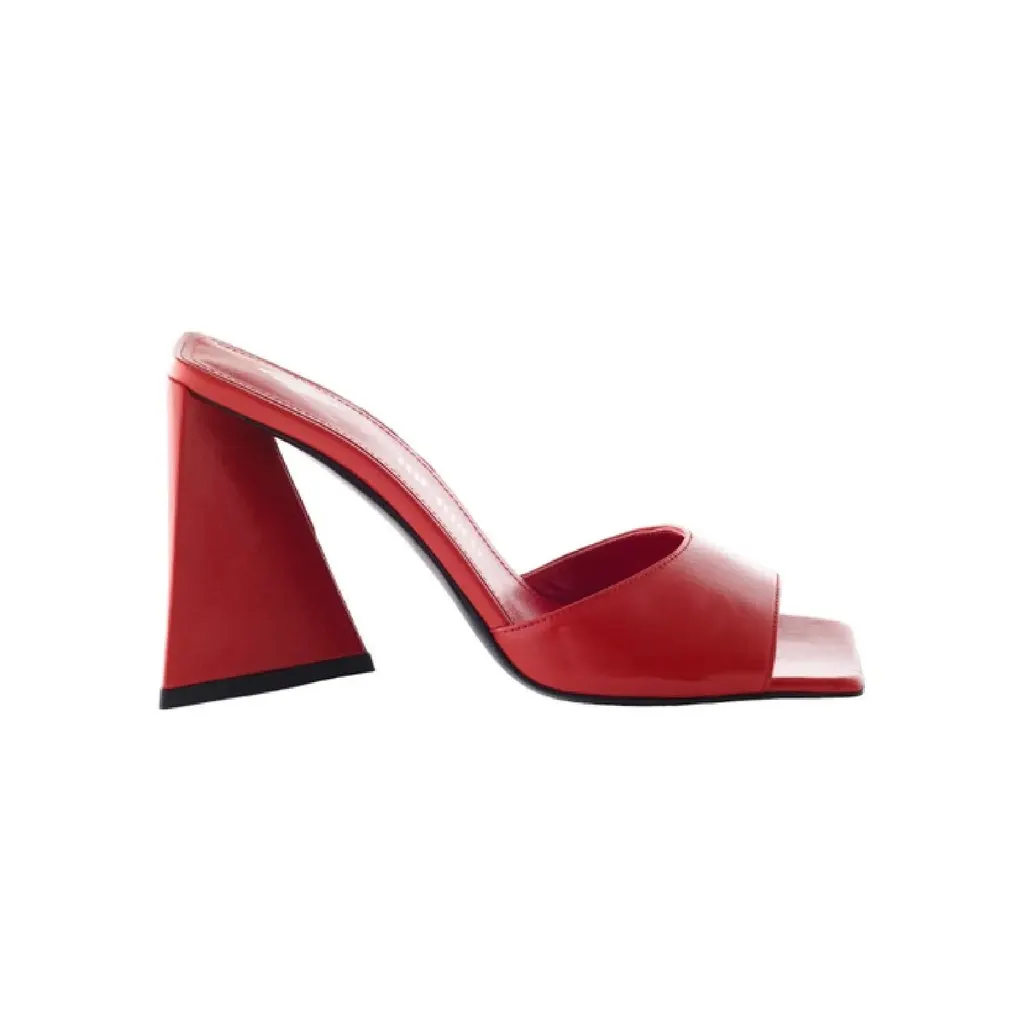 Unsigned The Attico Devon Sandals - '20s Red Good - Front View