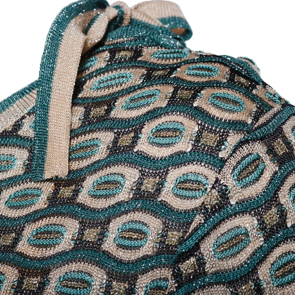 Missoni Green And Pink Mini Dress - '10s Green Good - Box View